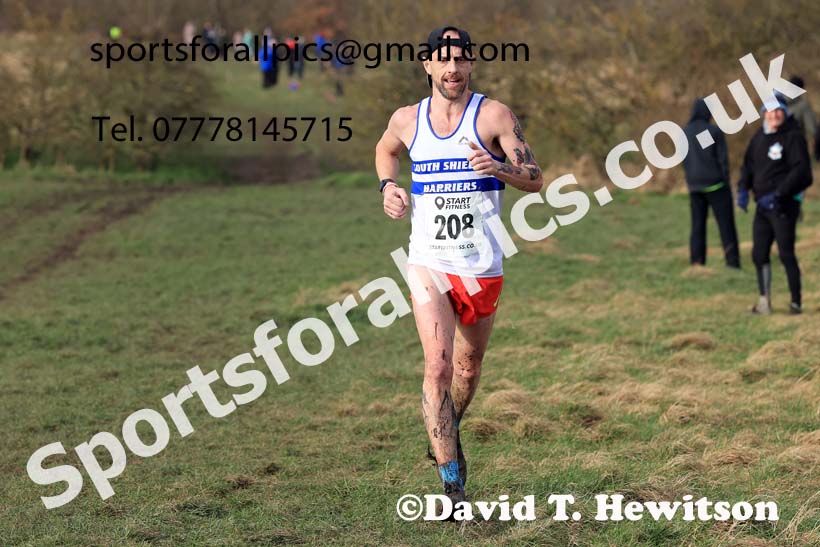 Mens 35 to 64, 2024 NEMAA Cross Country Champs., Wallsend. Photo: David T. Hewitson/Sports for All Pics